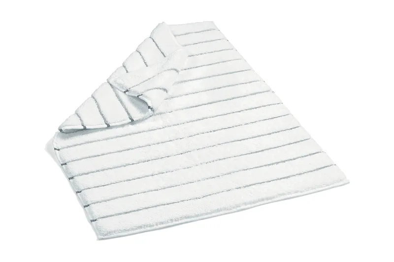 Morghyn Badematte, Hvit/Mørkegrå