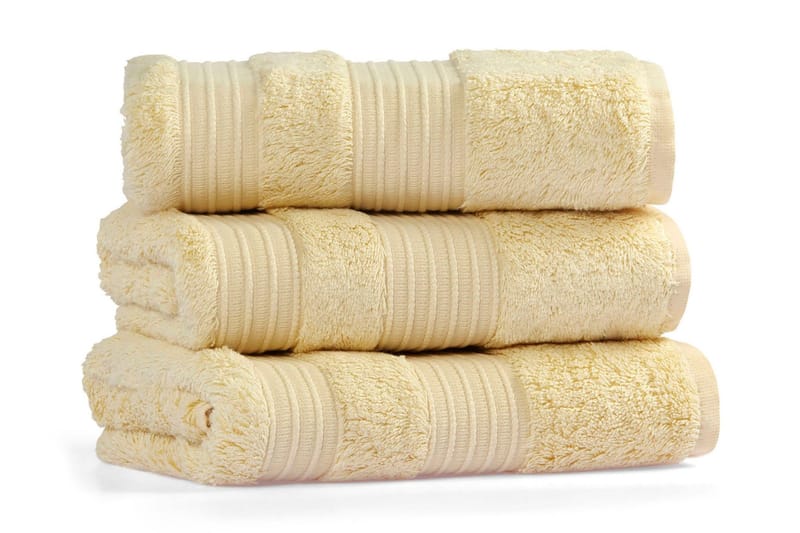 Morghyn Håndkle - Gul - Tekstiler & tepper - Baderomstekstiler