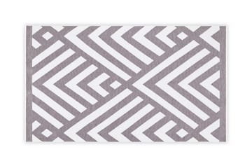 Morghyn Strandhåndkle - Grå/Hvit - Tekstiler & tepper - Baderomstekstiler