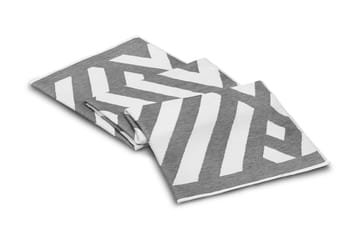 Morghyn Strandhåndkle - Grå/Hvit - Tekstiler & tepper - Baderomstekstiler