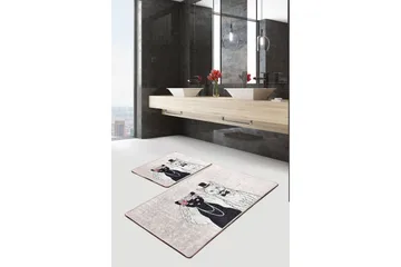 Niyanna Badematte 2-pk - Flerfarget - Tekstiler & tepper - Baderomstekstiler