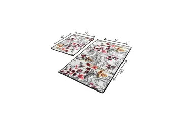 Niyanna Badematte 2-pk - Flerfarget - Tekstiler & tepper - Baderomstekstiler