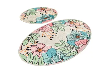 Niyanna Badematte 2-pk - Flerfarget - Tekstiler & tepper - Baderomstekstiler