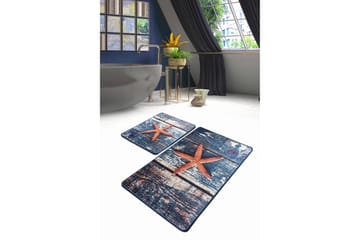 Niyanna Badematte 2-pk - Flerfarget - Tekstiler & tepper - Baderomstekstiler