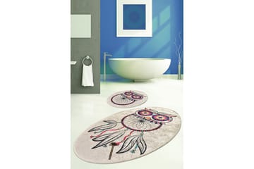 Niyanna Badematte 2-pk - Flerfarget - Tekstiler & tepper - Baderomstekstiler