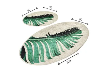 Niyanna Badematte 2-pk - Flerfarget - Tekstiler & tepper - Baderomstekstiler