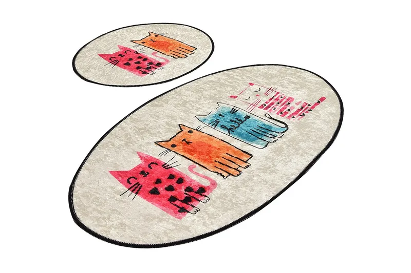 Niyanna Badematte 2-pk, Flerfarget