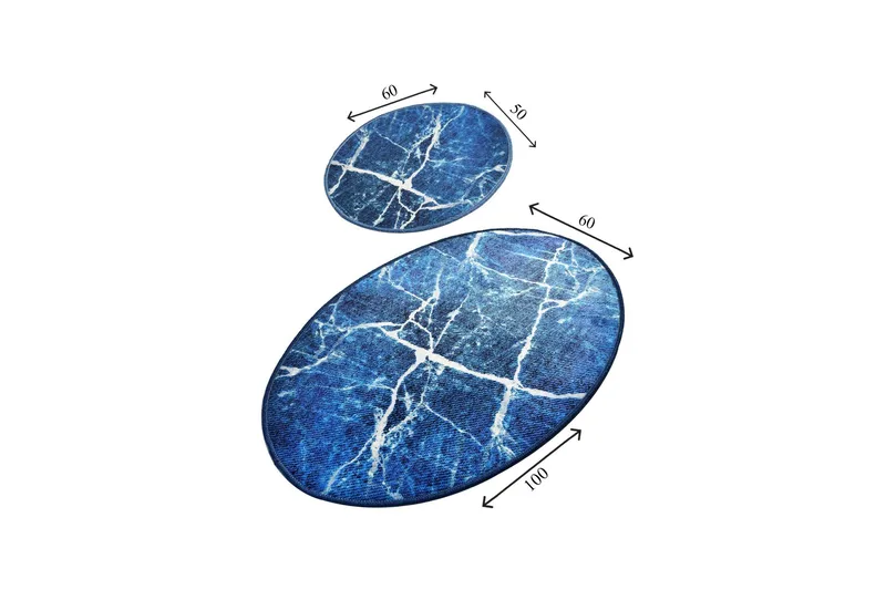 Niyanna Badematte 2-pk - Flerfarget - Tekstiler & tepper - Baderomstekstiler