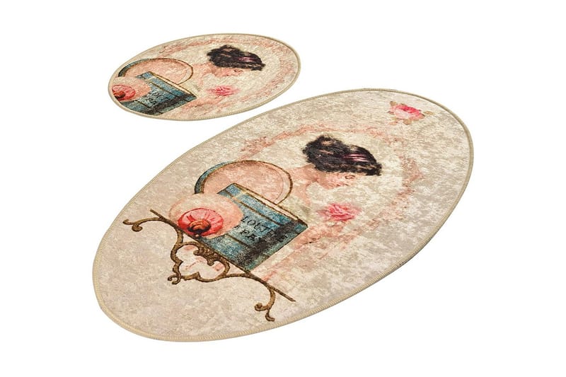 Niyanna Badematte 2-pk, Flerfarget