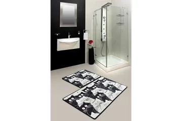 Niyanna Badematte 2-pk - Flerfarget - Tekstiler & tepper - Baderomstekstiler