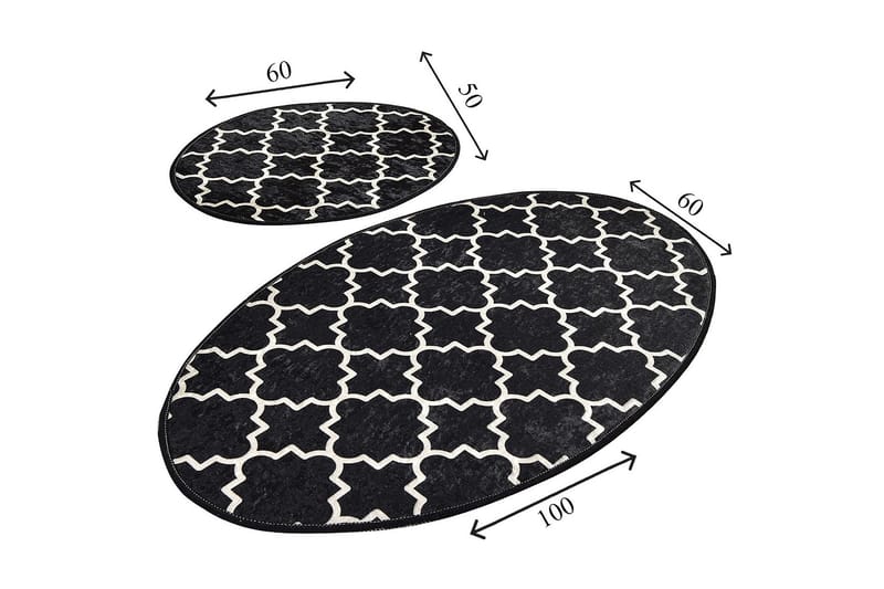 Niyanna Badematte 2-pk - Flerfarget - Tekstiler & tepper - Baderomstekstiler