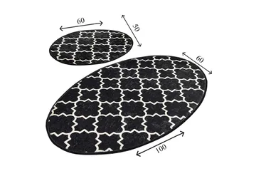 Niyanna Badematte 2-pk - Flerfarget - Tekstiler & tepper - Baderomstekstiler