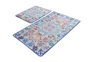 Niyanna Badematte 2-pk - Flerfarget - Tekstiler & tepper - Baderomstekstiler