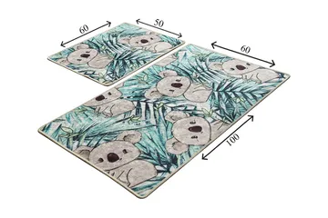 Niyanna Badematte 2-pk - Flerfarget - Tekstiler & tepper - Baderomstekstiler