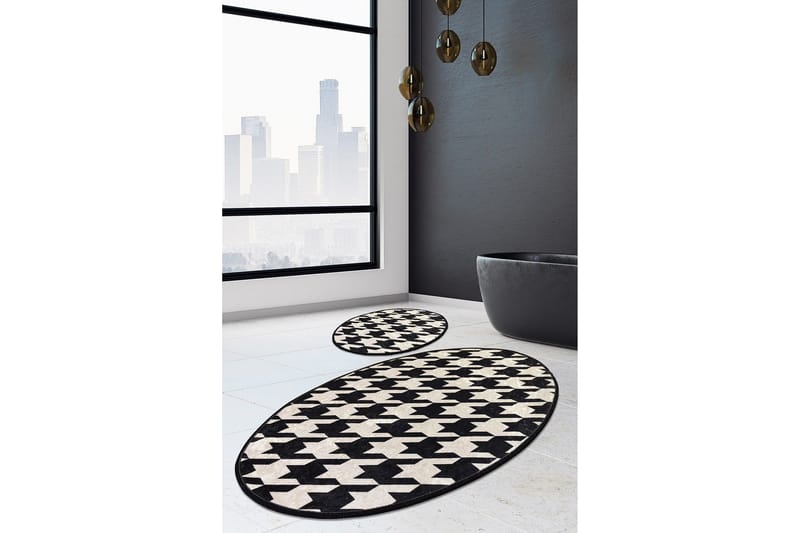 Niyanna Badematte 2-pk - Flerfarget - Tekstiler & tepper - Baderomstekstiler