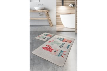 Niyanna Badematte 2-pk - Flerfarget - Tekstiler & tepper - Baderomstekstiler