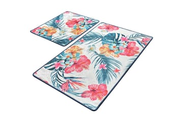 Niyanna Badematte 2-pk - Flerfarget - Tekstiler & tepper - Baderomstekstiler