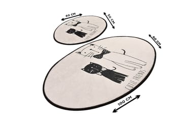 Niyanna Badematte 2-pk - Flerfarget - Tekstiler & tepper - Baderomstekstiler