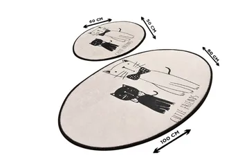 Niyanna Badematte 2-pk - Flerfarget - Tekstiler & tepper - Baderomstekstiler