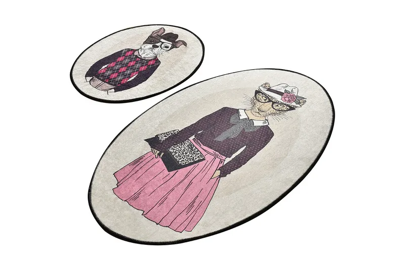 Niyanna Badematte 2-pk, Flerfarget