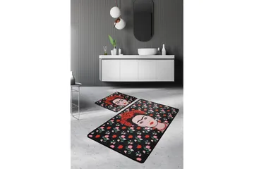 Niyanna Badematte 2-pk - Flerfarget - Tekstiler & tepper - Baderomstekstiler