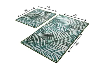 Niyanna Badematte 2-pk - Flerfarget - Tekstiler & tepper - Baderomstekstiler