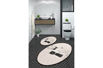 Niyanna Badematte 2-pk - Flerfarget - Tekstiler & tepper - Baderomstekstiler