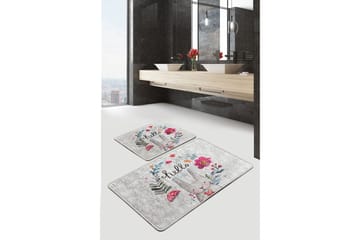 Niyanna Badematte 2-pk - Flerfarget - Tekstiler & tepper - Baderomstekstiler