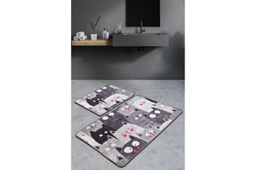 Niyanna Badematte 2-pk - Flerfarget - Tekstiler & tepper - Baderomstekstiler