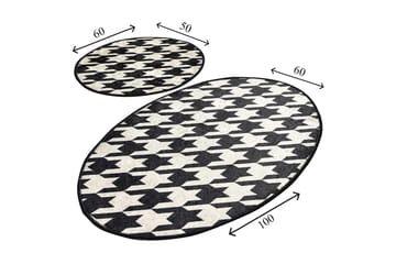 Niyanna Badematte 2-pk - Flerfarget - Tekstiler & tepper - Baderomstekstiler