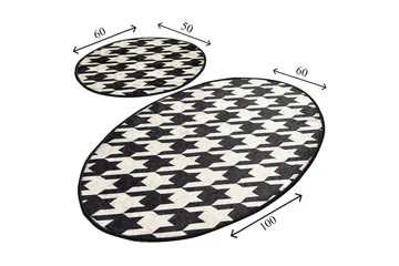 Niyanna Badematte 2-pk - Flerfarget - Tekstiler & tepper - Baderomstekstiler