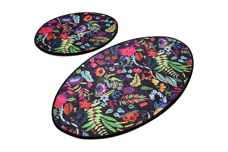 Niyanna Badematte 2-pk - Flerfarget - Tekstiler & tepper - Baderomstekstiler