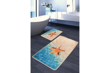 Niyanna Badematte 2-pk - Flerfarget - Tekstiler & tepper - Baderomstekstiler