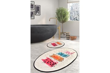 Niyanna Badematte 2-pk - Flerfarget - Tekstiler & tepper - Baderomstekstiler