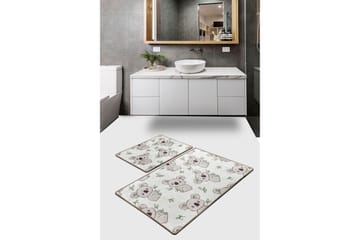 Niyanna Badematte 2-pk - Flerfarget - Tekstiler & tepper - Baderomstekstiler