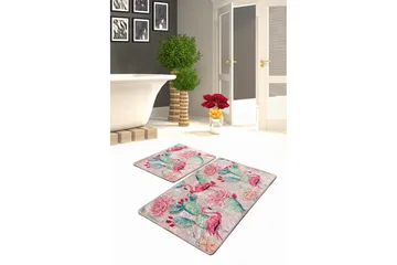 Niyanna Badematte 2-pk - Flerfarget - Tekstiler & tepper - Baderomstekstiler