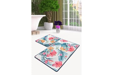 Niyanna Badematte 2-pk - Flerfarget - Tekstiler & tepper - Baderomstekstiler