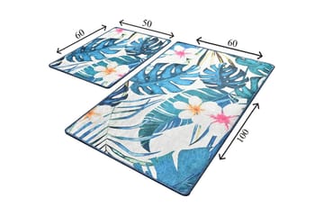 Niyanna Badematte 2-pk - Flerfarget - Tekstiler & tepper - Baderomstekstiler