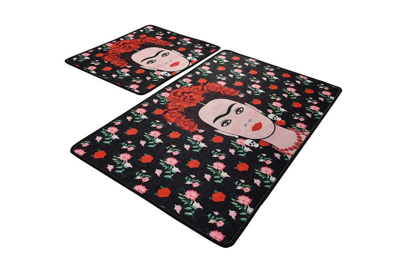 Niyanna Badematte 2-pk - Flerfarget - Tekstiler & tepper - Baderomstekstiler