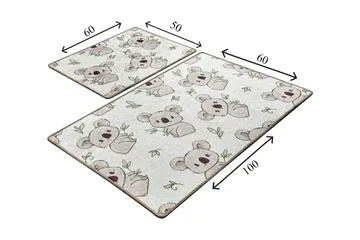 Niyanna Badematte 2-pk - Flerfarget - Tekstiler & tepper - Baderomstekstiler