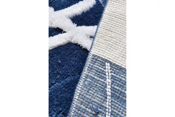 Niyanna Badematte 3-pk - Blå/Hvit - Tekstiler & tepper - Baderomstekstiler