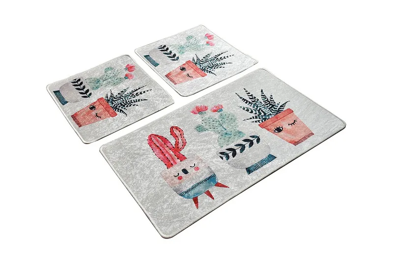 Niyanna Badematte 3-pk, Flerfarget