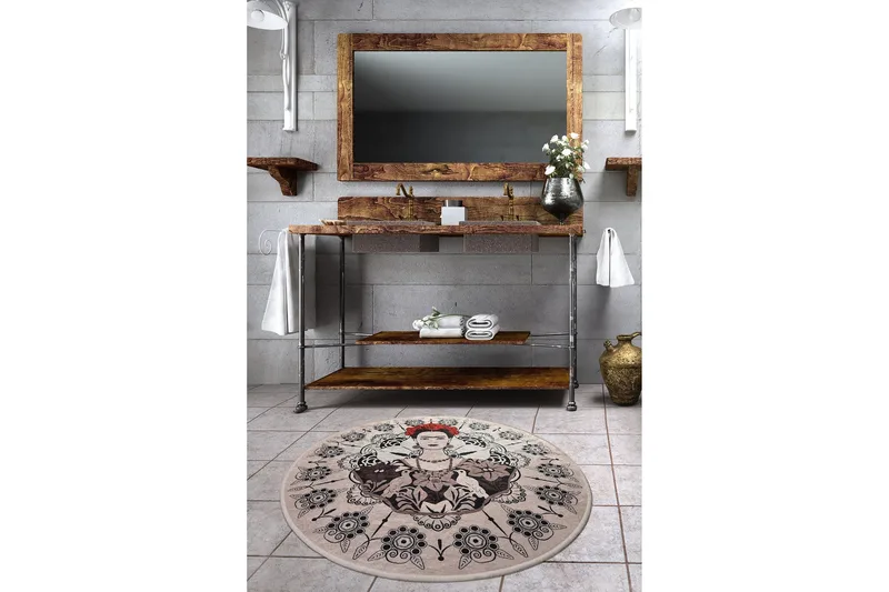 Niyanna Badematte - Flerfarget - Tekstiler & tepper - Baderomstekstiler