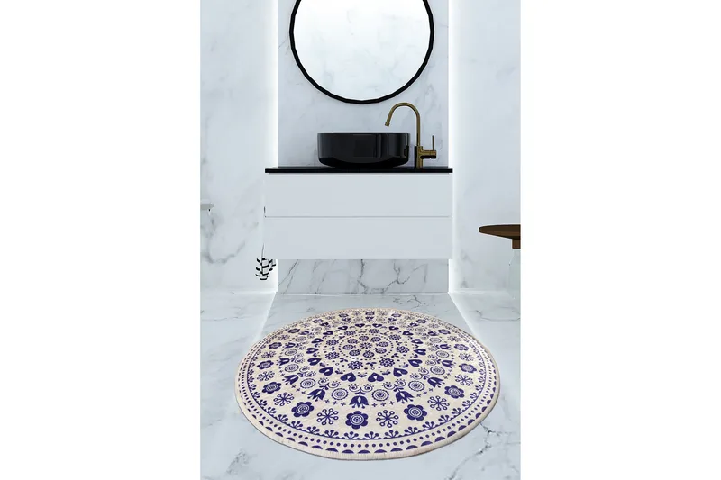 Niyanna Badematte - Flerfarget - Tekstiler & tepper - Baderomstekstiler