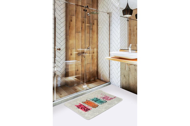 Niyanna Badematte - Flerfarget - Tekstiler & tepper - Baderomstekstiler