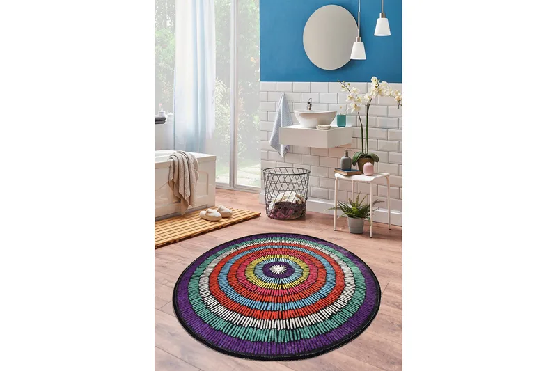 Niyanna Badematte - Flerfarget - Tekstiler & tepper - Baderomstekstiler