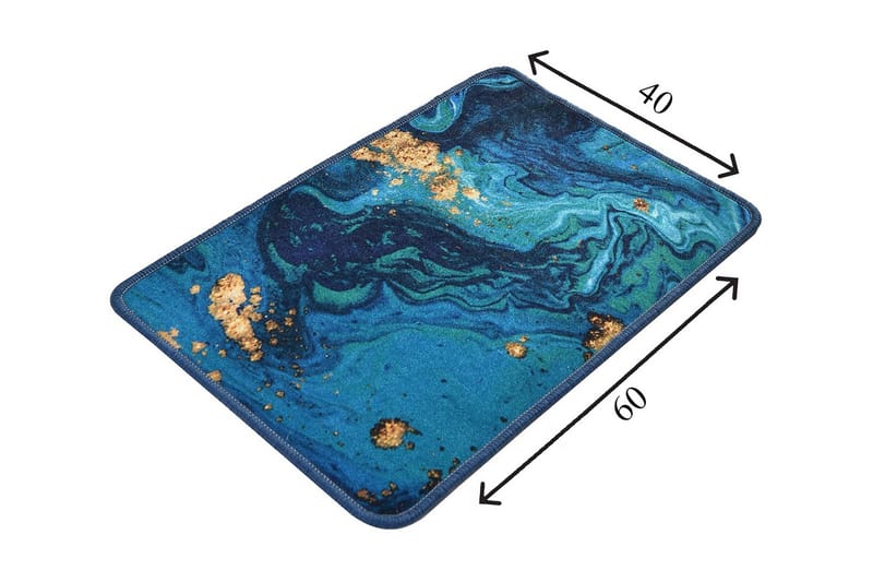 Niyanna Badematte - Flerfarget - Tekstiler & tepper - Baderomstekstiler