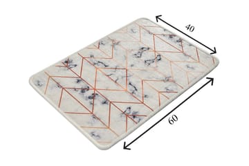 Niyanna Badematte - Flerfarget - Tekstiler & tepper - Baderomstekstiler