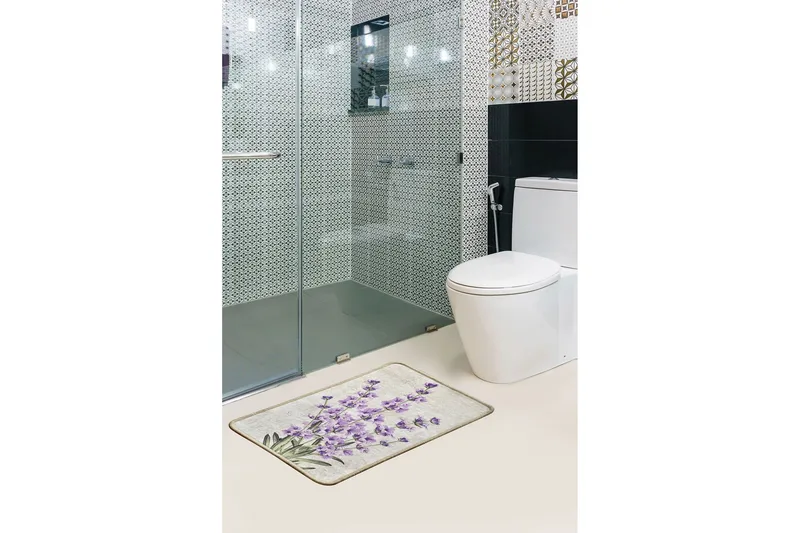 Niyanna Badematte - Flerfarget - Tekstiler & tepper - Baderomstekstiler