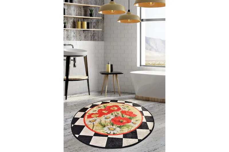 Niyanna Badematte - Flerfarget - Tekstiler & tepper - Baderomstekstiler